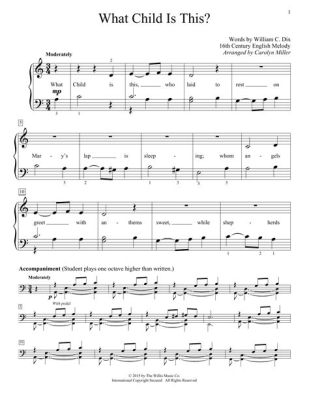 What Child Is This: A Journey Through Piano Sheet Music